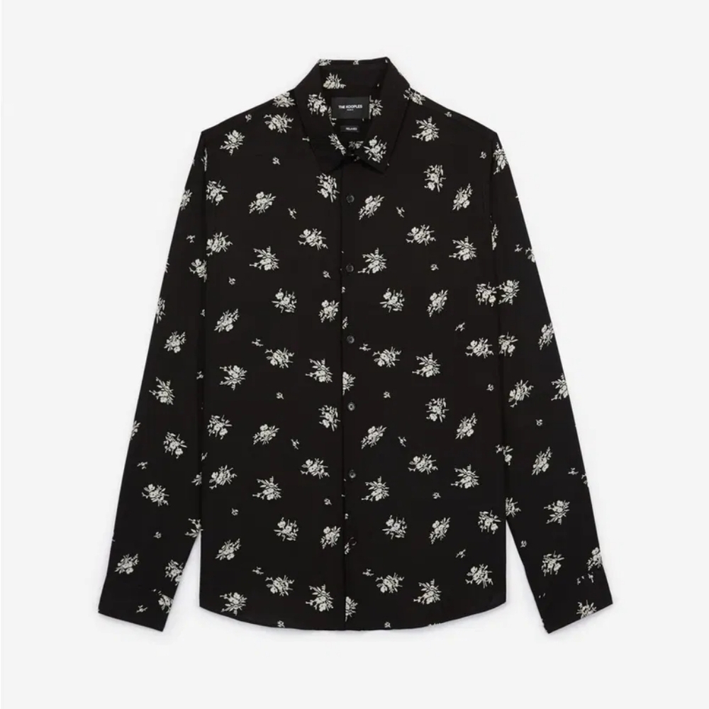 The Kooples Black Long Sleeve Shirt